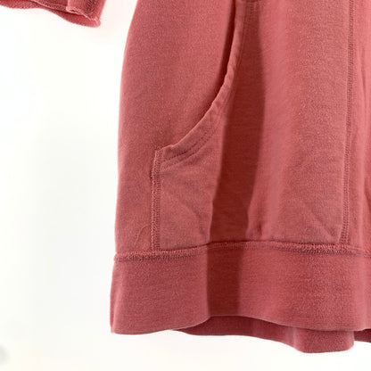 【中古品】【メンズ】 RESONATE GOODENOUGH リゾネイト グッドイナフ SWEATER 7分袖 ジップ パーカー フーディー 142-261020-vt-92-fuzh サイズ：L カラー：ピンク 万代Net店