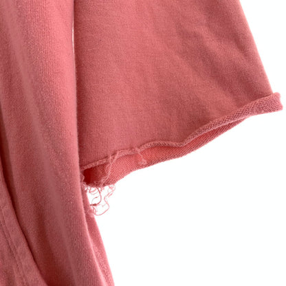 【中古品】【メンズ】 RESONATE GOODENOUGH リゾネイト グッドイナフ SWEATER 7分袖 ジップ パーカー フーディー 142-261020-vt-92-fuzh サイズ：L カラー：ピンク 万代Net店