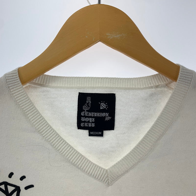 【中古品】【メンズ】 CENTURION BOYZ CLUB 長袖トップス 148-240323-st-3-fuz サイズ：M カラー：ホワイト、ブラック 万代Net店