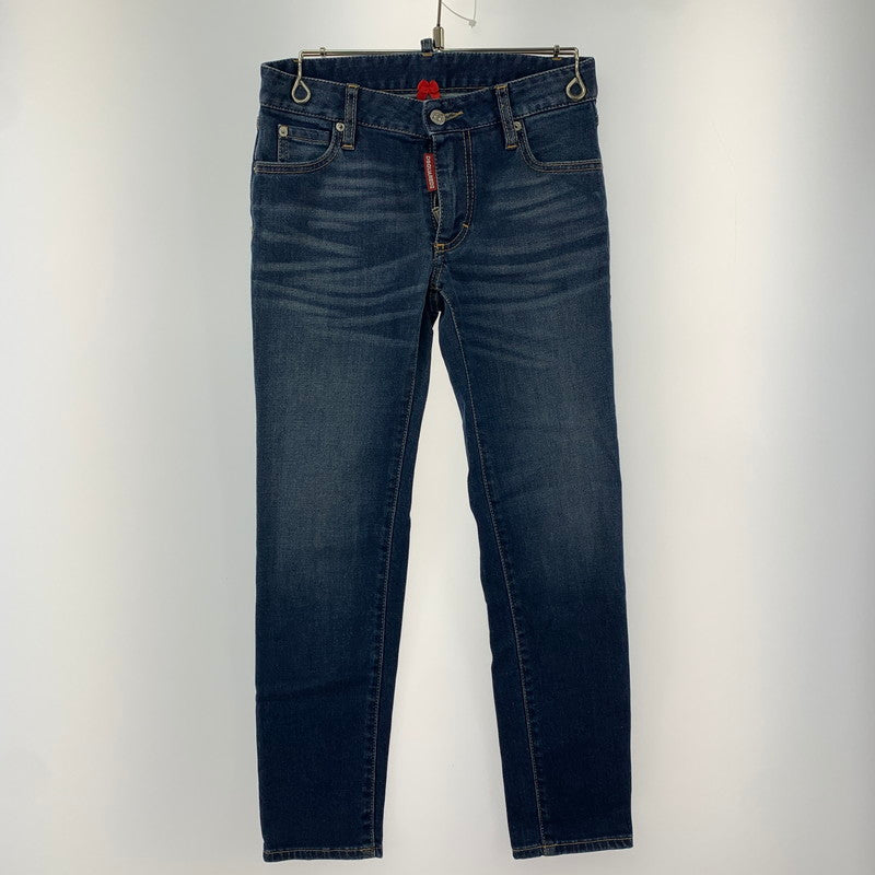 【中古品】【レディース】 DSQUARED2 ディースクエアード CROPPED DENIM PANTS クロップド デニム パンツ 172-240323-st-2-fuz サイズ：36 カラー：ブルー 万代Net店