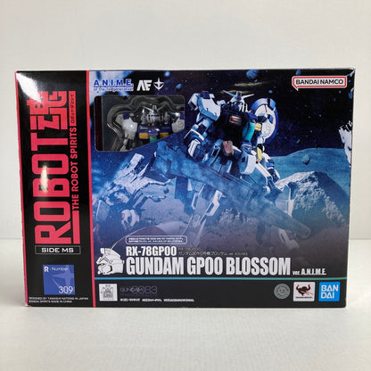 【中古美品】 完備品  機動戦士ガンダム ROBOT魂 SIDE MS RX-78GPOO ガンダム試作0号機ブロッサム ver. A.N.I.M.E. フィギュア  箱難あり 056-250104-mh-09-fuz 万代Net店