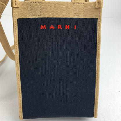 【中古美品】【レディース】 MARNI マルニ SBMQ0067A0P4547 CROSSBODY MINI BAG クロスボディ ミニ バッグ 180-240327-st-3-fuz カラー：ネイビー 万代Net店