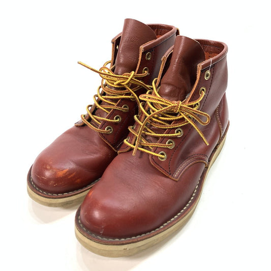 【中古品】【メンズ/レディース】 Danner ダナー D4125 BOOTS ワークブーツ シューズ 靴 164-240407-gm-24-fuz サイズ：7（25cm） カラー：レッドブラウン 万代Net店