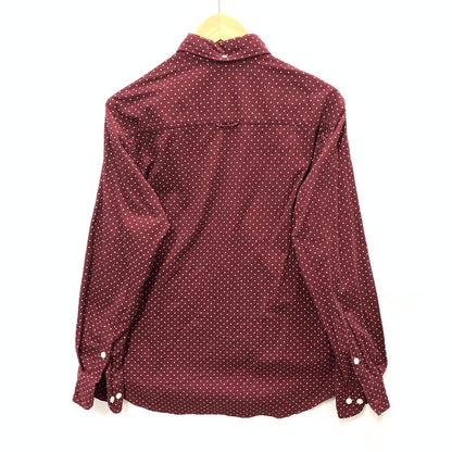 【中古品】【メンズ】 エフティーシー 長袖シャツ トップス ブランド 古着 142-240331-gm-5-fuz サイズ：S カラー：レッド ドット柄 万代Net店