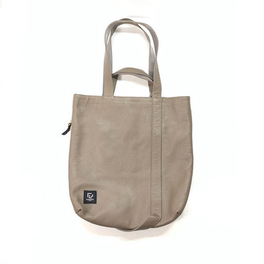 【中古品】【メンズ/レディース】 RAMIDUS×5525GALLERY LEATHER TOTE BAG レザートートバッグ ブランド バッグ カバン 188-240406-gm-6-fuz カラー：ベージュ 万代Net店