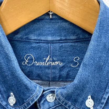 【中古品】【メンズ】 DRESSTERIOR ドレステリア 長袖シャツ トップス ブランド 古着 140-240615-gm-18-fuz カラー：ブルー 万代Net店