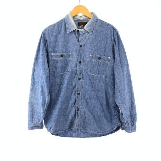 【中古品】【メンズ】  FREEWHEELERS フリーホイーラーズ CHAMBRAY SHIRTS シャンブレーシャツ 145-240415-ak-5-fuz サイズ：不明 カラー：ブルー 万代Net店