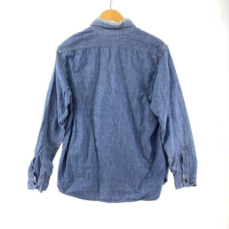 【中古品】【メンズ】  FREEWHEELERS フリーホイーラーズ CHAMBRAY SHIRTS シャンブレーシャツ 145-240415-ak-5-fuz サイズ：不明 カラー：ブルー 万代Net店