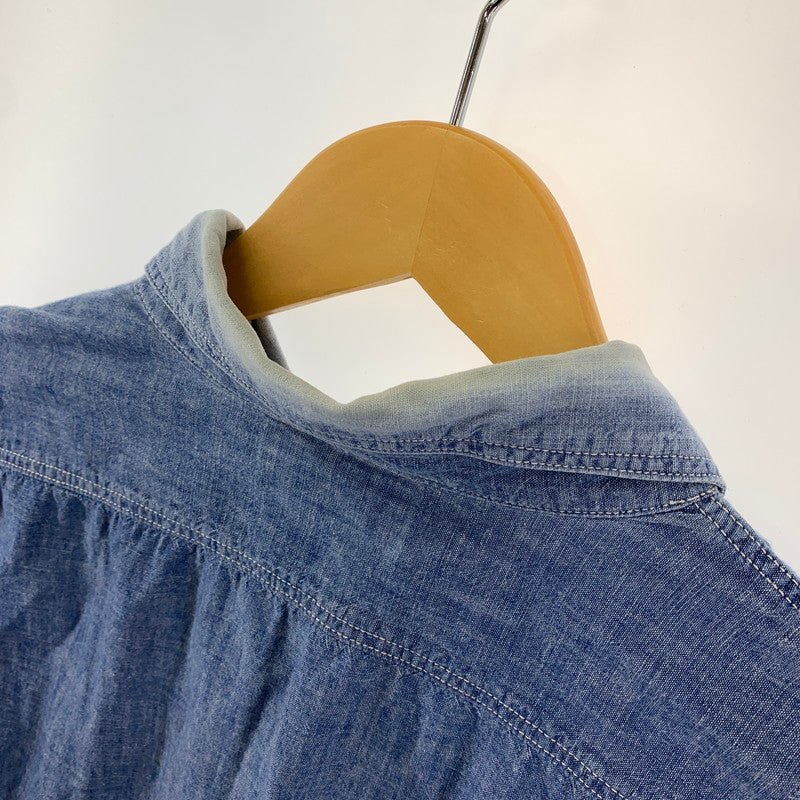 【中古品】【メンズ】  FREEWHEELERS フリーホイーラーズ CHAMBRAY SHIRTS シャンブレーシャツ 145-240415-ak-5-fuz サイズ：不明 カラー：ブルー 万代Net店