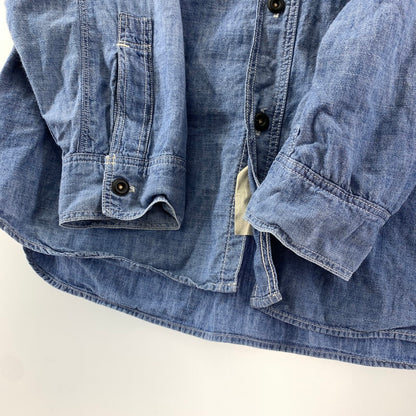 【中古品】【メンズ】  FREEWHEELERS フリーホイーラーズ CHAMBRAY SHIRTS シャンブレーシャツ 145-240415-ak-5-fuz サイズ：不明 カラー：ブルー 万代Net店