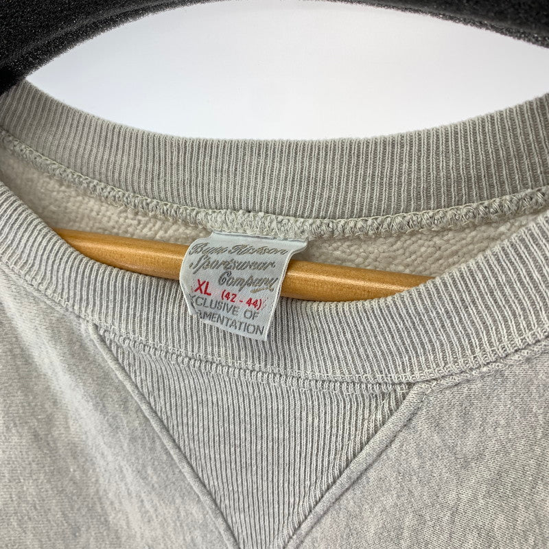 【中古品】【メンズ】 Buzz Rickson's バズリクソンズ HORIZONTAL KNITTING SWEAT SHIRTS スウェット トレーナー 145-240415-ak-6-fuz サイズ：XL カラー：グレー 万代Net店