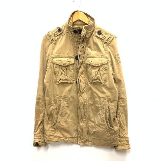 【中古品】【メンズ】 ABERCROMBIE＆FITCH SENTINEL JACKET ミリタリージャケット ブランド 古着 145-250119-gm-14-fuz サイズ：S カラー：ベージュ 万代Net店