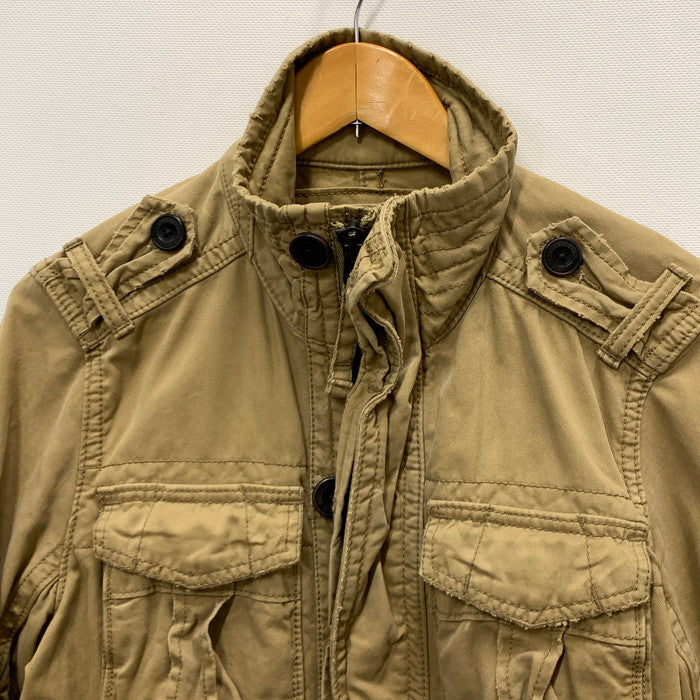 【中古品】【メンズ】 ABERCROMBIE＆FITCH SENTINEL JACKET ミリタリージャケット ブランド 古着 145-250119-gm-14-fuz サイズ：S カラー：ベージュ 万代Net店