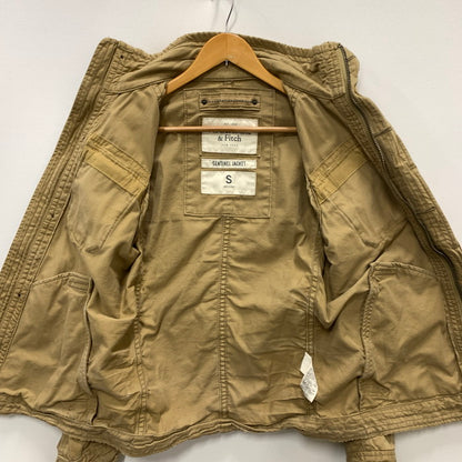 【中古品】【メンズ】 ABERCROMBIE＆FITCH SENTINEL JACKET ミリタリージャケット ブランド 古着 145-250119-gm-14-fuz サイズ：S カラー：ベージュ 万代Net店