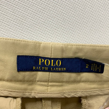 【中古品】【レディース】 POLO RALPH LAUREN ポロ・ラルフローレン チノワイドパンツ ボトムス ブランド 古着 171-250118-gm-18-fuz サイズ：2 カラー：ベージュ 万代Net店