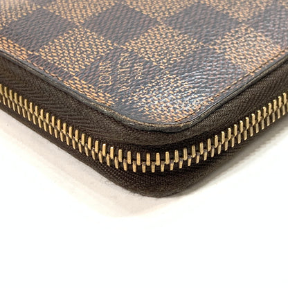 【中古品】【メンズ/レディース】 LOUIS VUITTON ルイ・ヴィトン N60015 ダミエ ジッピーウォレット ブランド 財布 ウォレット 179-240428-gm-11-fuz カラー：ブラウン 万代Net店