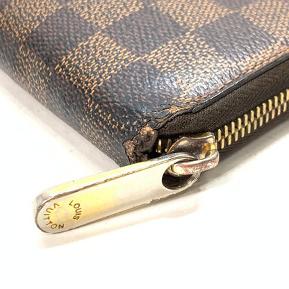 【中古品】【メンズ/レディース】 LOUIS VUITTON ルイ・ヴィトン N60015 ダミエ ジッピーウォレット ブランド 財布 ウォレット 179-240428-gm-11-fuz カラー：ブラウン 万代Net店