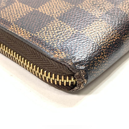【中古品】【メンズ/レディース】 LOUIS VUITTON ルイ・ヴィトン N60015 ダミエ ジッピーウォレット ブランド 財布 ウォレット 179-240428-gm-11-fuz カラー：ブラウン 万代Net店