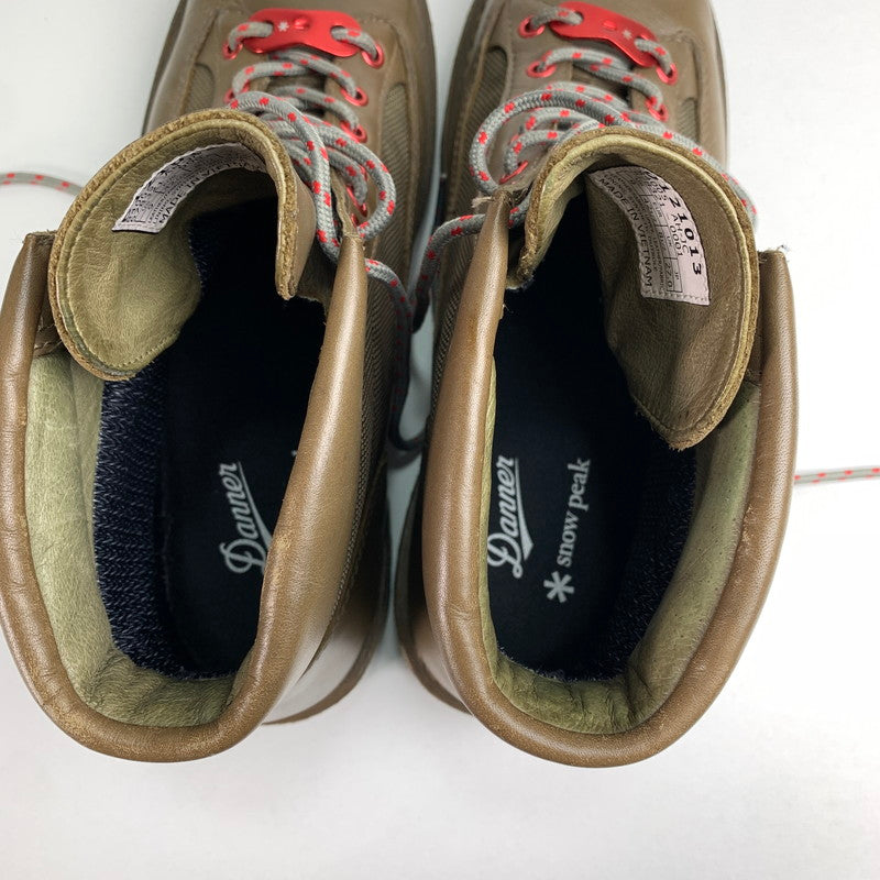 【中古品】【メンズ】 Danner ダナー D121013 SNOWPEAK FIELD PRO スノーピーク フィールド プロ ブーツ 164-240430-ak-7-fuz サイズ：27.0cm カラー：ブラウン 万代Net店