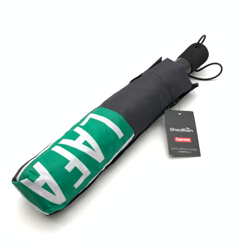 【中古美品】【メンズ/レディース】 SUPREME×SHEDRAIN シュプリーム STREET SIGNS UMBRELLA 折り畳み傘 ブランド雑貨 208-260425-gm-35-fuz カラー：グリーン 万代Net店