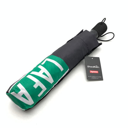 【中古美品】【メンズ/レディース】 SUPREME×SHEDRAIN シュプリーム STREET SIGNS UMBRELLA 折り畳み傘 ブランド雑貨 208-260425-gm-35-fuz カラー：グリーン 万代Net店