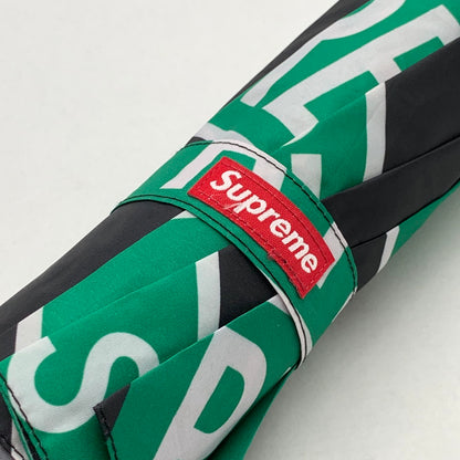 【中古美品】【メンズ/レディース】 SUPREME×SHEDRAIN シュプリーム STREET SIGNS UMBRELLA 折り畳み傘 ブランド雑貨 208-260425-gm-35-fuz カラー：グリーン 万代Net店