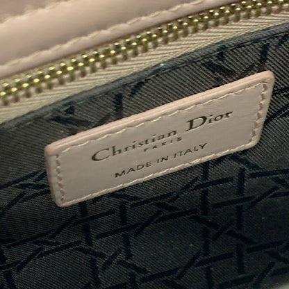 【中古品】【レディース】 Christian Dior クリスチャンディオール M05380 LADY DIOR SMALL レディディオール スモール ラムスキン ハンドバッグ ショルダーバッグ ブランド カバン 180-240506-gm-25-fuz カラー：ピンク 万代Net店