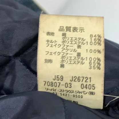 【中古品】【メンズ】 Levi's リーバイス 70807 襟ボア デニムジャケット アウター ブランド 古着 145-241005-gm-40-fuz サイズ：M カラー：インディゴ 万代Net店