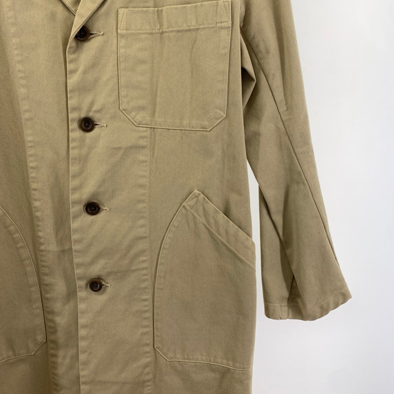 【中古品】【レディース】  MHL MARGARET HOWELL マーガレットハウエル コットンショップコート ロングコート ジャケット 169-250505-nm-04-fuz サイズ：2 カラー：ベージュ 万代Net店