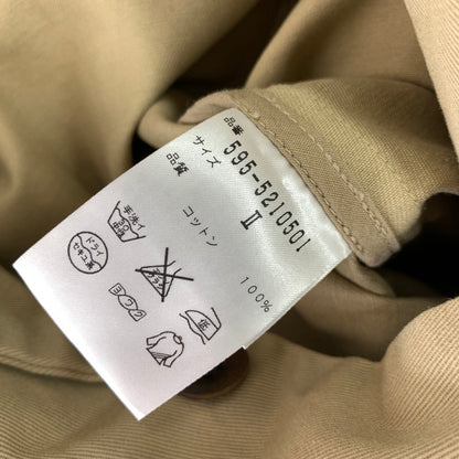 【中古品】【レディース】  MHL MARGARET HOWELL マーガレットハウエル コットンショップコート ロングコート ジャケット 169-250505-nm-04-fuz サイズ：2 カラー：ベージュ 万代Net店