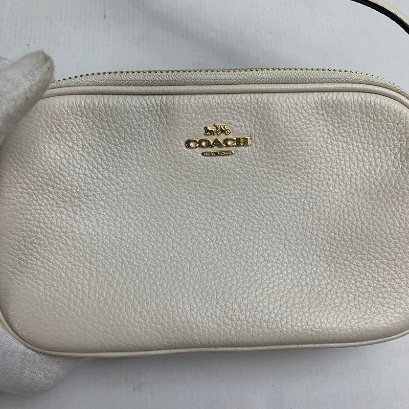 【中古品】【レディース】 COACH コーチ ショルダーバッグ 180-240516-st-16-fuz カラー：ホワイト 万代Net店