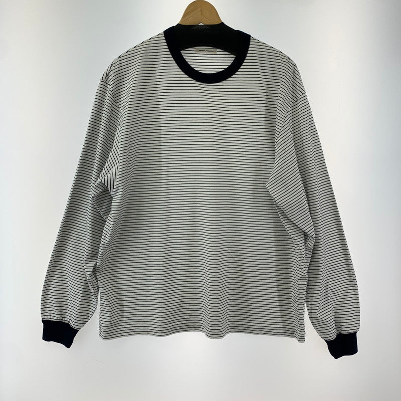 【中古品】【メンズ】 UNIVERSAL PRODUCTS ユニバーサルプロダクツ 21FW ORIGINAL BORDER LS T-SHIRTS オリジナル ボーダー Tシャツ 140-240520-st-9-fuz サイズ：2 カラー：ホワイト 万代Net店