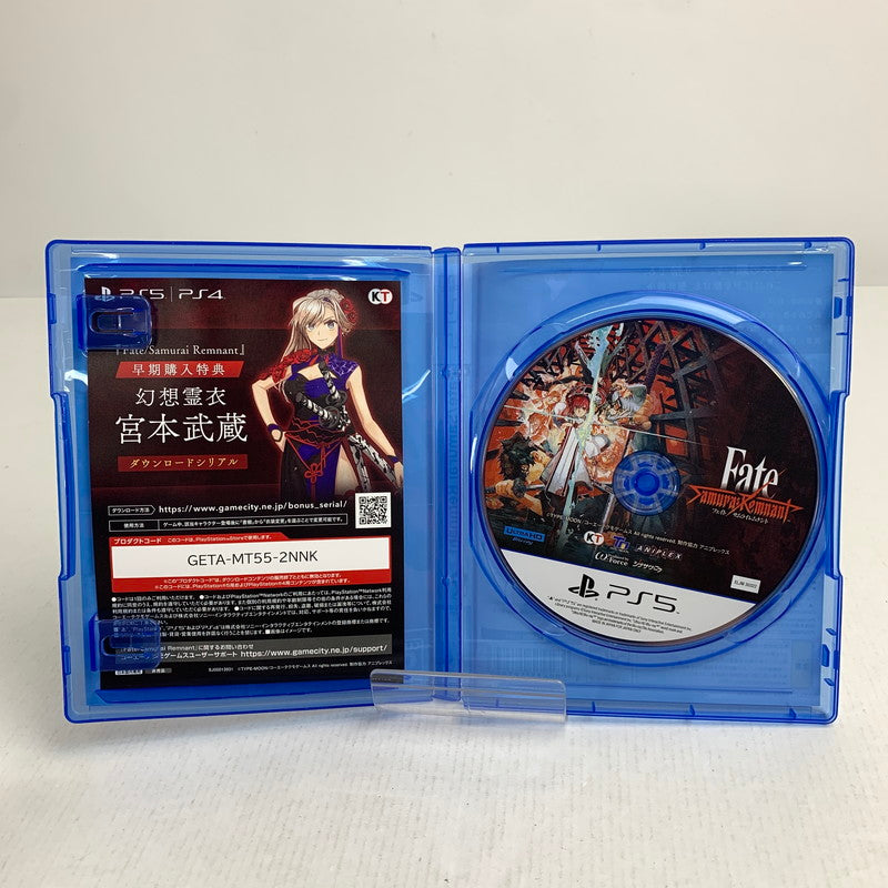 【中古美品】 PlayStation5 PS5 プレイステーション5 プレステ5 ソフト Fate Samurai Remnant [CERO区分_C/ 15歳以上対象] 026-260802-mh-16-fuz 万代Net店