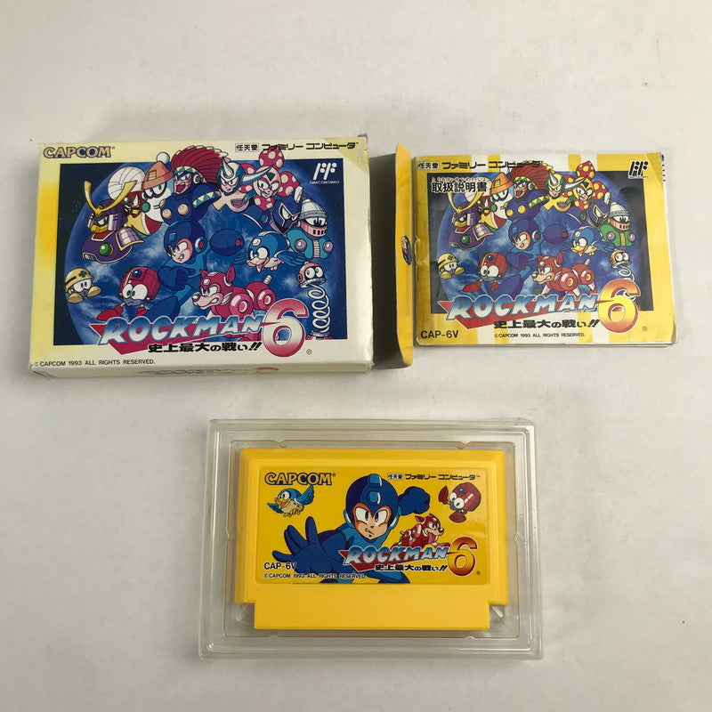 【中古品】 FC ロックマン6 023-260824-MO-01-fuzh 万代Net店