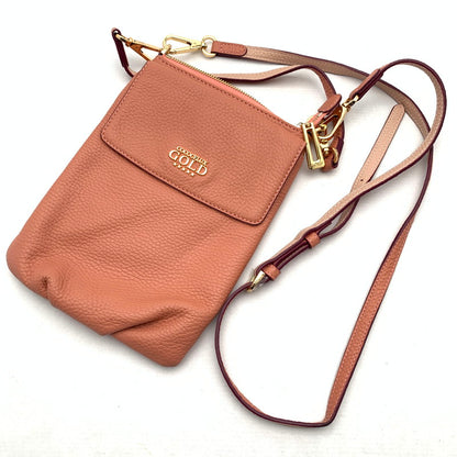 【中古品】【レディース】 COCOCELUX GOLD ココセリュックスゴールド ショルダーバッグ PINK カバン バッグ かばん ※底部分に汚れあり 188-260803-io-14-fuzh 万代Net店