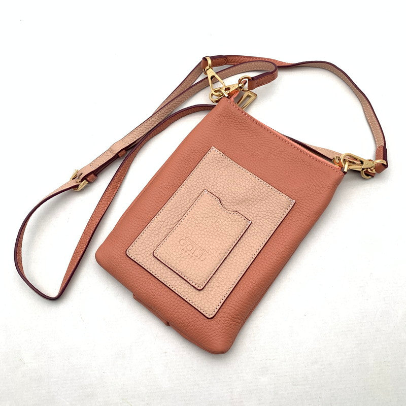 【中古品】【レディース】 COCOCELUX GOLD ココセリュックスゴールド ショルダーバッグ PINK カバン バッグ かばん ※底部分に汚れあり 188-260803-io-14-fuzh 万代Net店