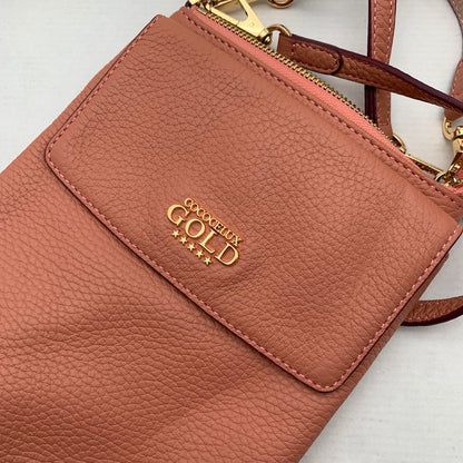 【中古品】【レディース】 COCOCELUX GOLD ココセリュックスゴールド ショルダーバッグ PINK カバン バッグ かばん ※底部分に汚れあり 188-260803-io-14-fuzh 万代Net店
