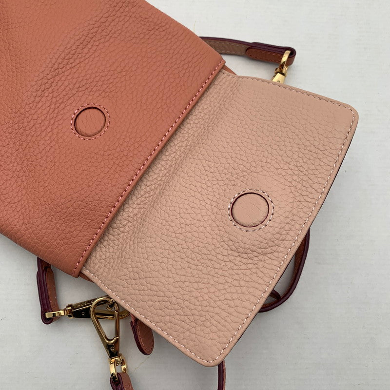 【中古品】【レディース】 COCOCELUX GOLD ココセリュックスゴールド ショルダーバッグ PINK カバン バッグ かばん ※底部分に汚れあり 188-260803-io-14-fuzh 万代Net店