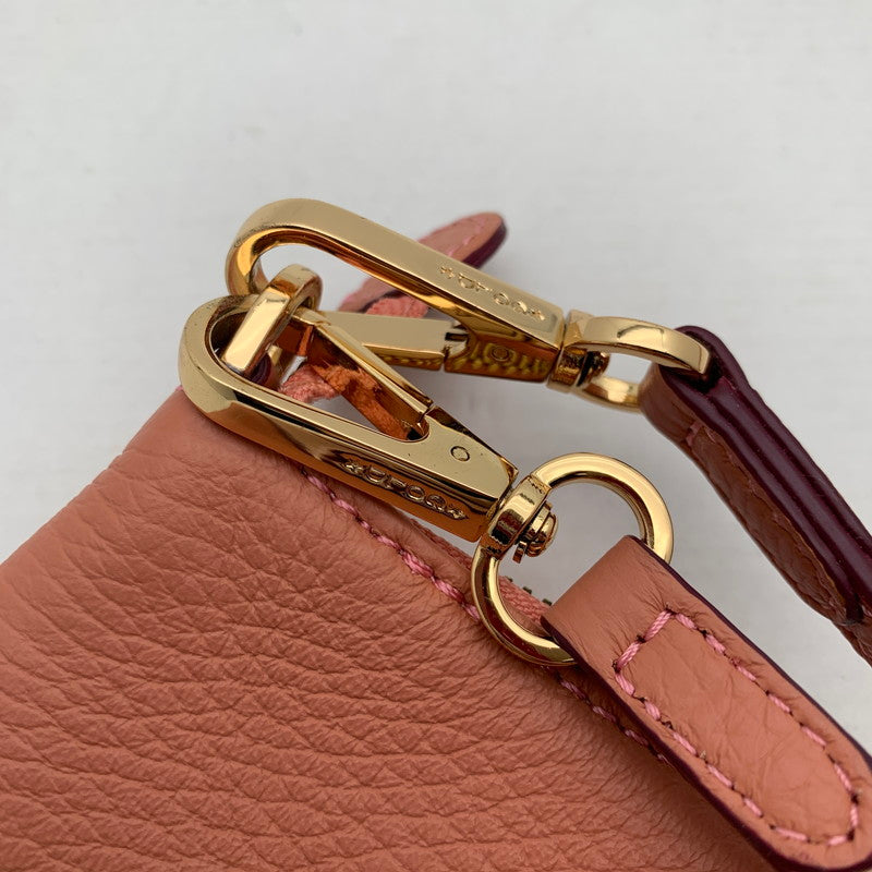 【中古品】【レディース】 COCOCELUX GOLD ココセリュックスゴールド ショルダーバッグ PINK カバン バッグ かばん ※底部分に汚れあり 188-260803-io-14-fuzh 万代Net店