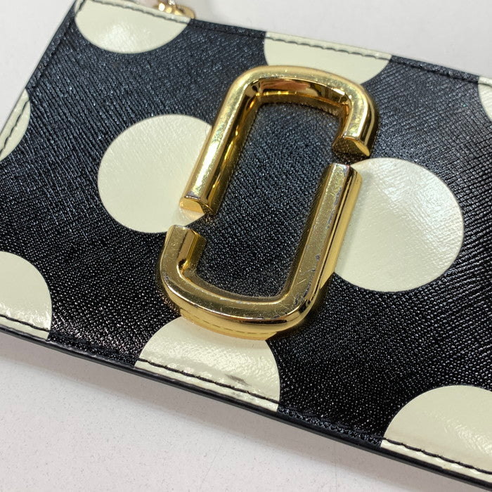 【中古品】【レディース】 MARC JACOBS マークジェイコブス コインカードケース ブランド 財布 ウォレット 181-240601-gm-28-fuz カラー：ホワイト ブラック 万代Net店