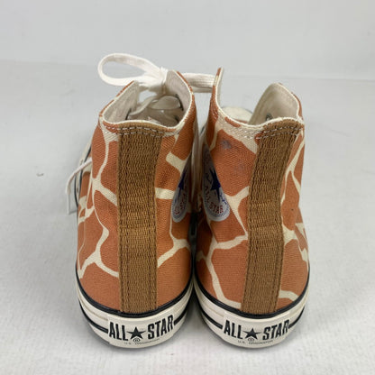 【中古品】【メンズ】 CONVERSE コンバース オールスター ハイカット アニマル ジラフ柄 スニーカー 靴 162-260508-mh-05-fuzh サイズ：25.5cm カラー：ブラウン 万代Net店