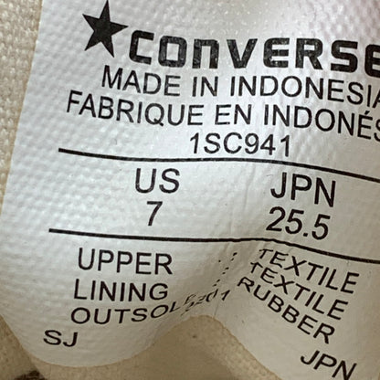 【中古品】【メンズ】 CONVERSE コンバース オールスター ハイカット アニマル ジラフ柄 スニーカー 靴 162-260508-mh-05-fuzh サイズ：25.5cm カラー：ブラウン 万代Net店