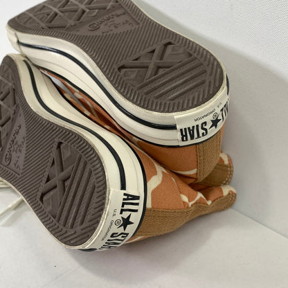 【中古品】【メンズ】 CONVERSE コンバース オールスター ハイカット アニマル ジラフ柄 スニーカー 靴 162-260508-mh-05-fuzh サイズ：25.5cm カラー：ブラウン 万代Net店