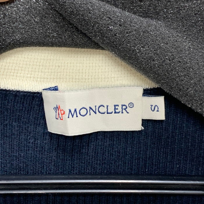 【中古品】【レディース】 MONCLER モンクレール ノースリーブ ワンピース トップス ブランド 古着 170-240601-gm-23-fuz サイズ：S カラー：ネイビー 万代Net店