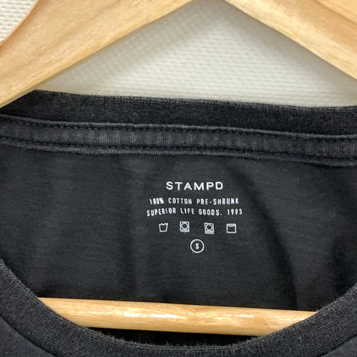 【中古品】【メンズ】 STAMPD 半袖Tシャツ カットソー トップス ブランド 古着 142-240817-gm-33-fuz サイズ：S カラー：ブラック 万代Net店