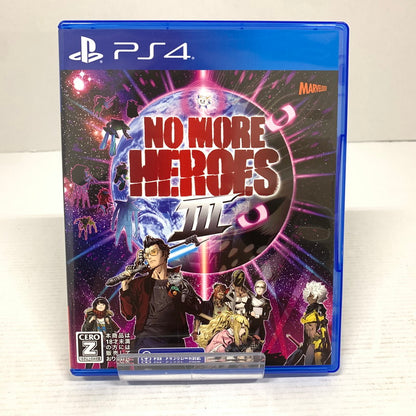 【中古美品】 PlayStation4 PS4 プレイステーション4 プレステ4 ソフト No More Heroes 3(ACT) [CERO区分_Z / 18歳以上対象] 027-260805-mh-13-fuz 万代Net店