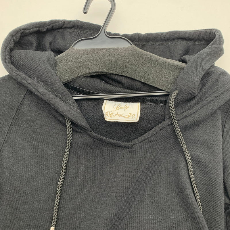 【中古品】【レディース】 RADY レディ パーカー BLK SIZE:F 花ビーズストーン 170-260702-io-11-fuzh 万代Net店