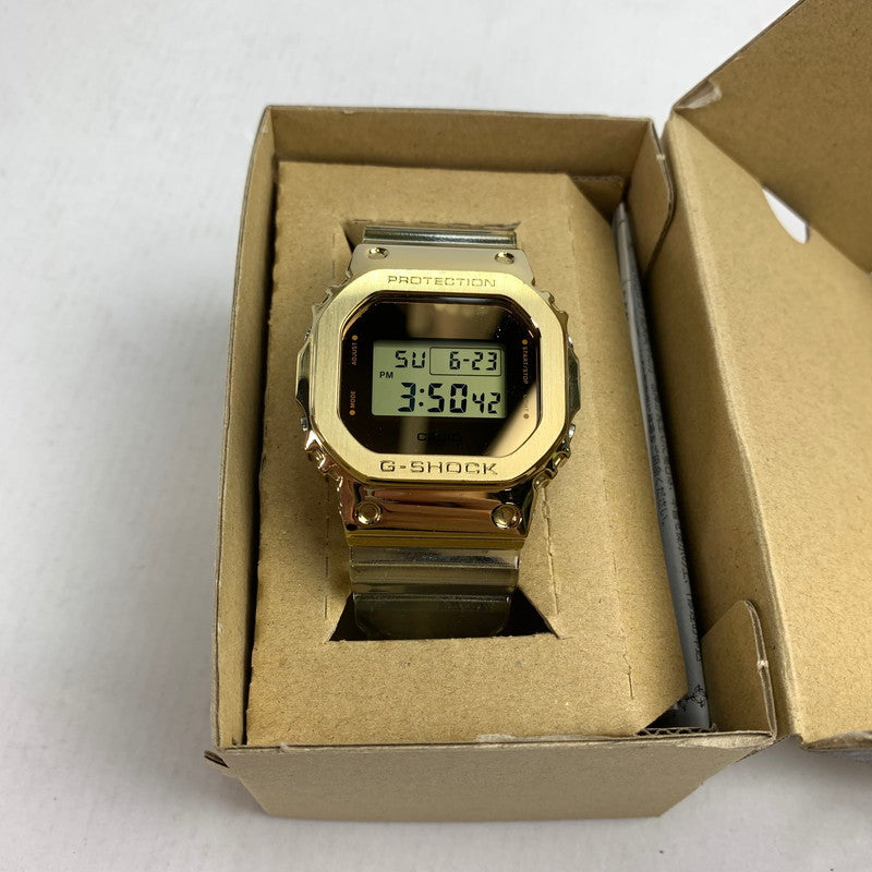 【中古品】【メンズ】 G-SHOCK ジーショック GM-5600SG-9JF 腕時計 196-240623-st-14-fuz カラー：ゴールド 万代Net店