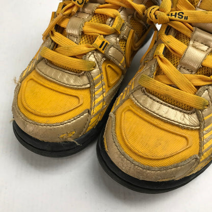 【中古品】【キッズ】 NIKE ナイキ OFF WHITE PS AIR RUBBER DUNK UNIVERSITY GOLD  エア ラバー ダンク/OW トドラー ""オフホワイト"" 160-240624-ak-6-fuz サイズ：17cm 万代Net店