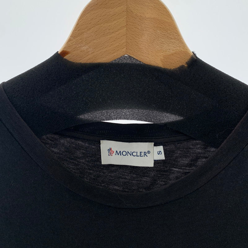 【中古品】【メンズ】 MONCLER モンクレール A20918029350 83110 MAGLIA T-SHIRT 141-240629-st-6-fuz サイズ：S カラー：ブラック 万代Net店